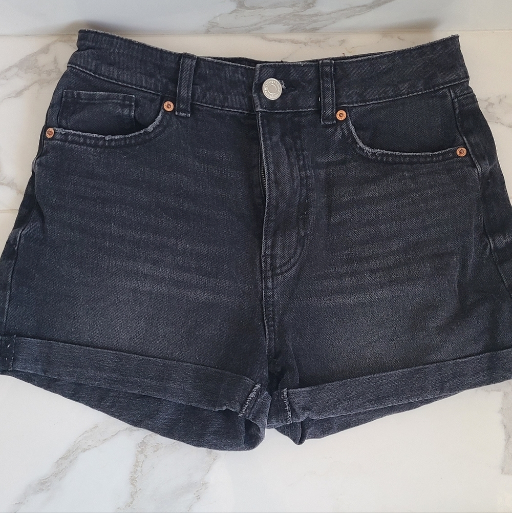 Refuge Denim Mom High Rise Short